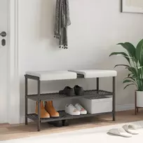 Suoliuko pagalvė 2 vnt. Dirbtinė oda Balta Gylis 35 cm