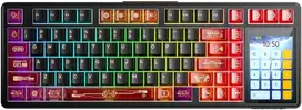 Klaviatūra Aula L99 (Juoda/Raudona) - Caramel Latte Switches