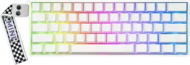 Klaviatūra AULA MINI60 Pro Magnetinė Hall Effect (Balta) - Mistcloud Magnetic Switches