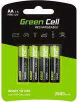 Green Cell Baterijos, 4x aa r6 2600mah