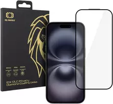 Grūdintas stiklas Tel Protect 10X HD DLC deimantinė danga, skirtas iPhone 16/15