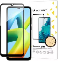 Wozinsky Grūdintas stiklas 9H na per visą ekraną Xiaomi Redmi A1+ su juodu rėmeliu Full Glue