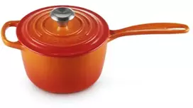 Le Creuset Cast iron sauce pan Ø16cm / 1.5L oranžinis