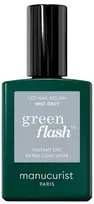 Manucurist Žalias Flash Nagų lakas lakier do paznokci Mist Pilkas 15ml