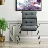 Koduva Kėdės pagalvė su reguliuojamu atlošu, ruda, 57 x 52 x 65 cm