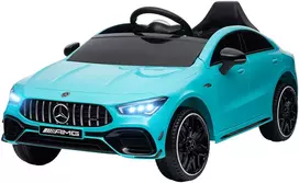 Koduva Vaikiškas elektrinis automobilis Mercedes-benz AMG CLA 45, šviesiai mėlynas, 110 x 61 x 45 cm