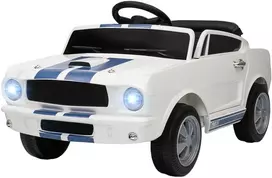 Koduva Vaikiškas elektromobilis Ford Shelby GT 350, 12V, baltas, 97 x 51,5 x 46,5 cm