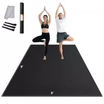 Koduva VEVOR mankštos kilimėlis, neslystantis, 275 x 183 cm, PVC, su maišu ir nešiojimo diržu