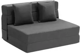 Koduva VEVOR sulankstoma sofa-lova, tamsiai pilka, 195 x 100,5 x 15 cm