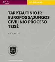 KNYGA Tarptautinio ir Europos Sąjungos civilinio proceso teisė