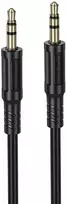Borofone Cable AUX BL25 Nice – jack 3,5mm to jack 3,5mm – 1 metre juodos spalvos