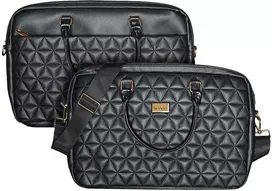Wonder Briefcase Nešiojamas kompiuteris 17 colių pico quilted juodas