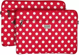 Wonder nešiojamo kompiuterio dėklas 17 colių red polka-dot