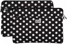 Wonder nešiojamo kompiuterio dėklas 17 colių juodas polka-dot