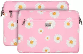 Wonder nešiojamo kompiuterio dėklas 17 colių pink daisies