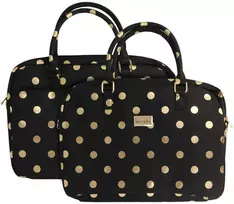 Wonder Briefcase Nešiojamas kompiuteris 17 colių auksinis polka-dot