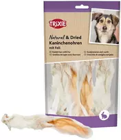 Trixie Triušio ausys su kailiu, skanėstas šunims, 100 g