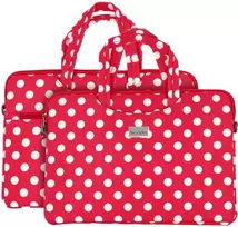 Wonder nešiojamo kompiuterio krepšys 15-16 colių red polka-dot