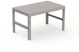Keter sodo stalas Lyon Table Rezolith (2 konfigūracijos), smėlio spalvos