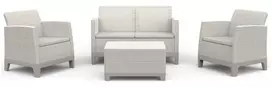 Keter Sodo baldų komplektas Scandi Forma 2 Seater Set pebble pilkas/light beige
