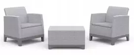 Keter Sodo baldų komplektas Scandi Forma Balcony Set light pilka/dark steel pilka