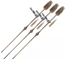 Mėlyna FOX Edges Camo Heli-Clip Rigs 50lb Leadcore 3pcs