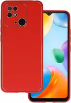 Tel Protect Luxury dėklas skirtas Xiaomi Redmi 10C Raudona