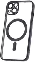 TFO Telforceone Spalvotas chromuotas Mag dėklas, skirtas Samsung Galaxy A17 4G / A17 5G / A18 5G, juodas