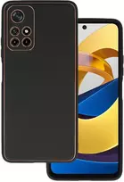 Tel Protect Luxury dėklas skirtas Xiaomi Redmi Note 11 5G/Note 11S 5G/Poco M4 Pro 5G juodos spalvos