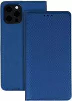 Toptel Telone Smart Book MAGNET dėklas skirtas Xiaomi Redmi Note 13 Pro 4G mėlynos spalvos
