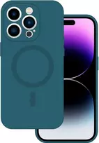 Tel Protect MagSilicone dėklas skirtas Apple iPhone 14 mėlynos spalvos