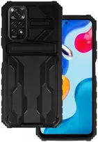Tel Protect Combo dėklas skirtas Xiaomi Redmi Note 11 Pro/Note 11 Pro 5G juodos spalvos