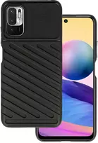 Dėklas Fusion Accessories Topt Thunder dėkals skirtas Xiaomi Redmi Note 10 5G juodos spalvos