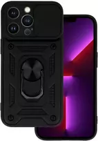 Toptel Topt Slide Camera Armor dėklas skirtas Apple iPhone 13 Pro juodos spalvos