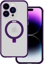 Tel Protect Magical Magsafe Stand dėklas, skirtas Apple iPhone 13 Pro, violetinės spalvos