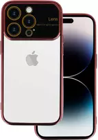 Toptel Topt Electro Lens dėklas skirtas Xiaomi Redmi Note 12 5G/Poco X5 Cherry
