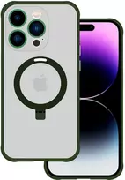 Tel Protect Magical Magsafe Stand dėklas skirtas Apple iPhone 15 Plus žalios spalvos