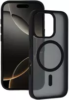 Tel Protect Aura Matte Magsafe dėklas skirtas Apple iPhone 16 Pro juodos spalvos