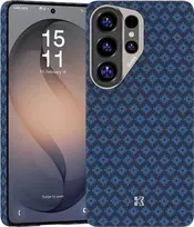 Benks dėklas Magnetic Armor Air Armor Grid Kevlar Metal Frame 600D (A050) skirtas Samsung Galaxy S26 Ultra mėlynos spalvos