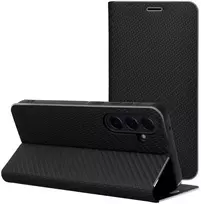 Oem Dėklas su klapką na Xiaomi Redmi NOTE 15 PRO 5G Luna Book Carbon juoda