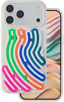 TFO Telforceone „Pasidaryk pats“ gyvatės formos dėklas, skirtas „iPhone 17 Pro 6,3“; smėlio spalvos