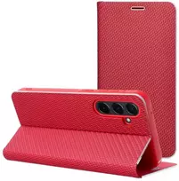 Oem Dėklas su klapką na Xiaomi Redmi NOTE 15 5G Luna Book Carbon raudona