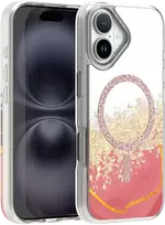 TFO Telforceone Epoksidinės medžiagos „Mag“ dėklas, skirtas „iPhone 17 6,3“ rožinis