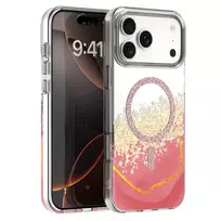TFO Telforceone Epoksidinės medžiagos „Mag“ dėklas, skirtas „iPhone 17 Pro 6,3“ (rožinis)