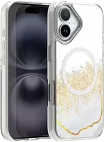 TFO Telforceone Epoksidinės medžiagos „Mag“ dėklas, skirtas „iPhone 17 6,3“ (baltas)