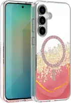 TFO Telforceone Epoksidinės medžiagos „Mag“ dėklas, skirtas „Samsung Galaxy S25 FE“, rožinis