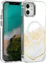 TFO Telforceone Epoksidinės dervos dėklas, skirtas iPhone 12 / 12 Pro 6,1 colio, baltas