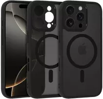 Dėklas Toptel Tel Protect Full Matte Mag Cover do Honor Magic7 Lite juodos spalvos