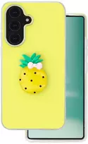 TFO „Samsung Galaxy A56 5G“ dėklas su vaisių ir 2in1 logotipu, geltonas