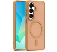 TFO Mag Matt dėklas Samsung Galaxy A16 4G / A16 5G / A17 4G / A17 5G / A18 5G rudas, didelė anga